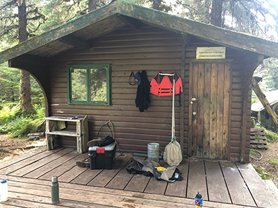 Eshamy Lagoon cabin
