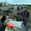 Fish that die before they can be released from the gillnet are 
donated to the nearby native community of Pilot Station.